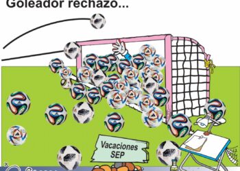 Cartón de Carbajal: Goleador rechazo y las Vacaciones SEP