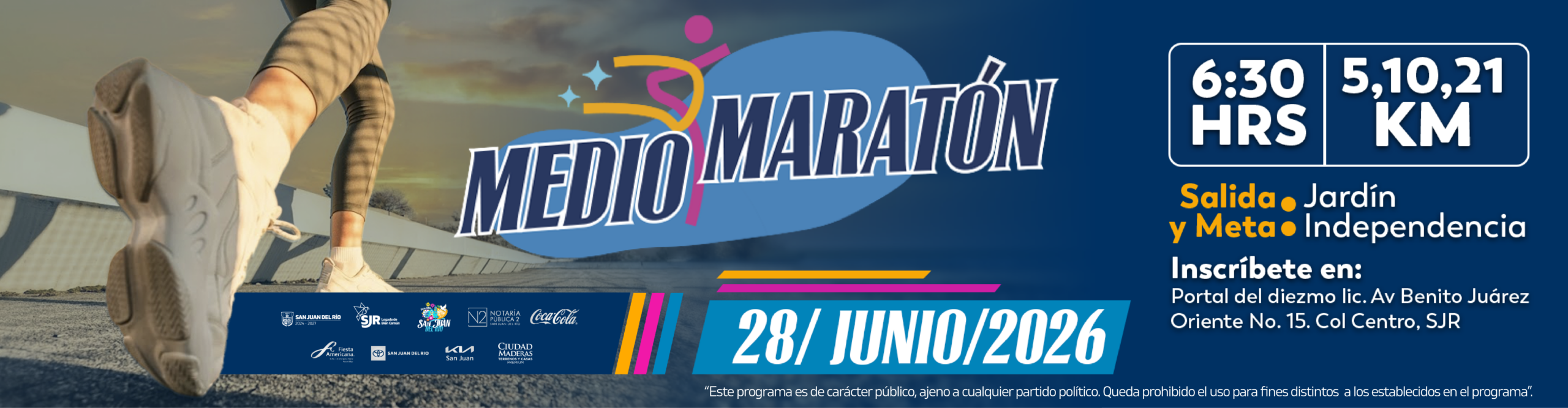 MEDIO MARATON BANNER_1920X500 LA CRUDA VERDAD