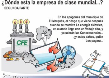 ¿Dónde está la empresa de clase mundial?: Apagones y electrodomésticos quemados en El Marqués.