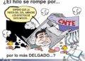 Cartón de Carbajal: ¿El hilo se rompe por lo más delgado entre la CNTE y el Mundial?
