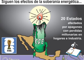 Siguen los efectos de la soberanía energética: Apagones de la CFE asfixian a 20 estados,