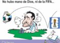 Cartón: No hubo mano de Dios, ni de la FIFA…