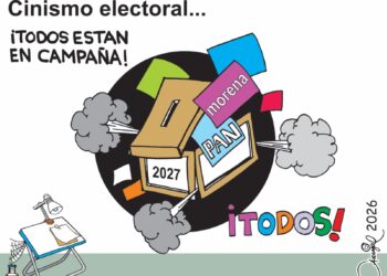 Cinismo electoral: Todos están en campaña rumbo a 2027.